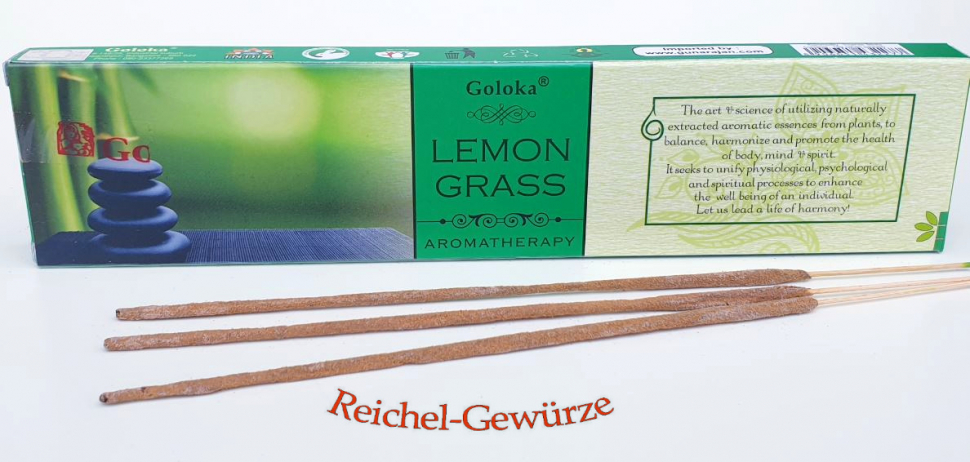 Räucherstäbchen GOLOKA Lemon Grass,12x15g